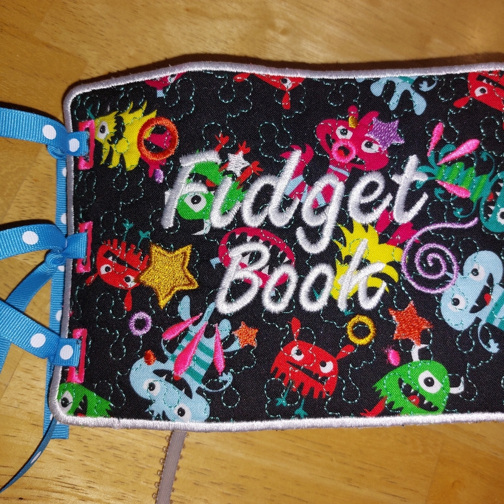 Fidget Book / Busy Book | Handmade Sensory Toy | Zippers + Buckles